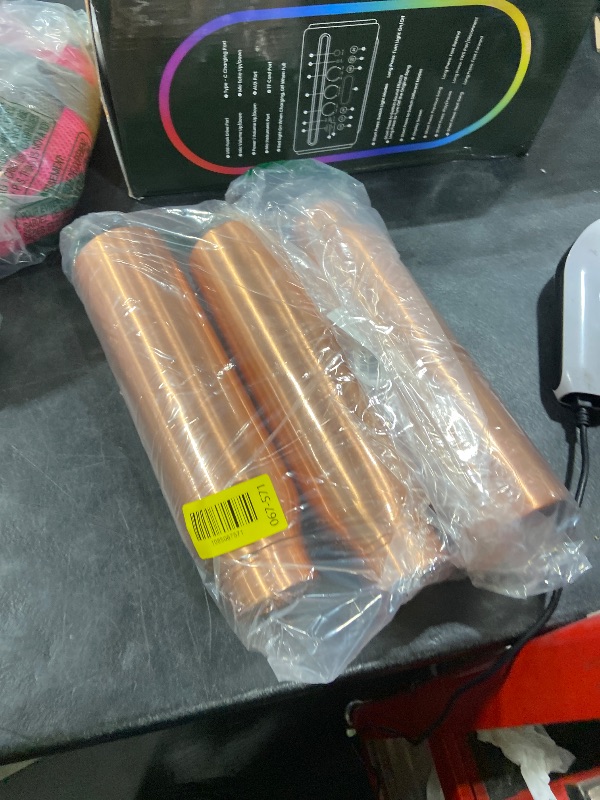 Photo 1 of NORMAN JR Copper Water Bottle Set of 3 (1L)