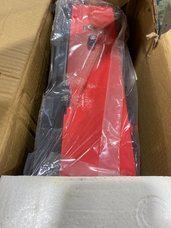 Photo 1 of Noaln Spiral Coil Binding Machine with Electric Inserter, Red