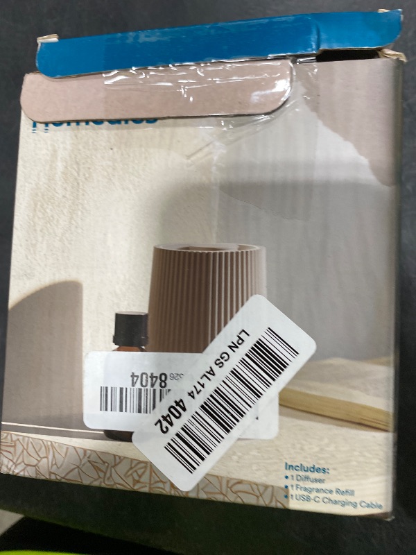 Photo 1 of Homedics Waterless Essential Oil Diffuser with 15ml Vanilla Cedarwood Oil