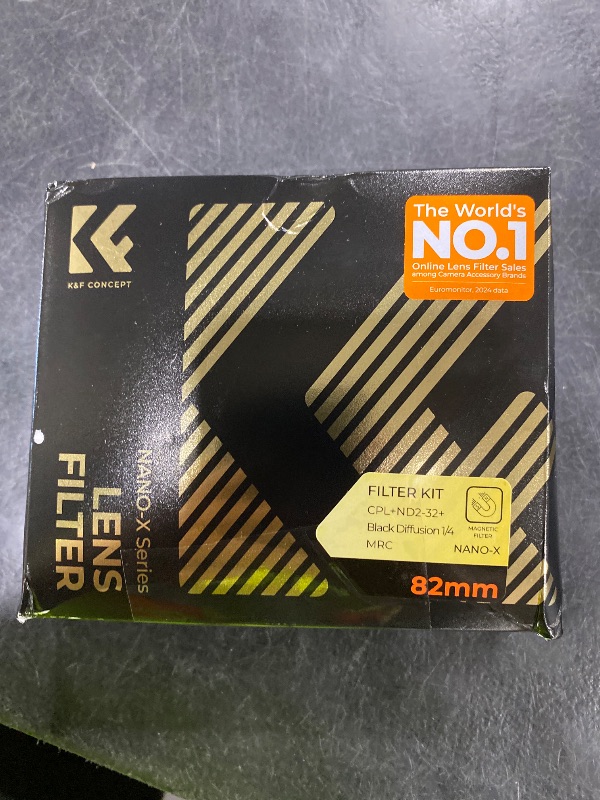 Photo 1 of K&F CONCEPT 82mm Magnetic Filter Kit