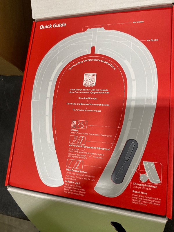 Photo 1 of AICE LITE MAX 2026 AI Neck Air Conditioner - Blue