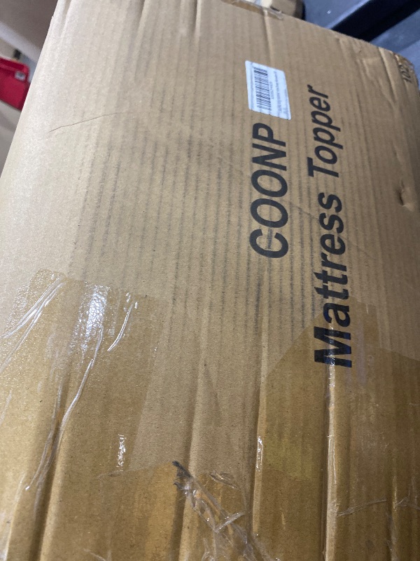 View 2 of COONP California King Cotton Pillow Top Mattress Topper