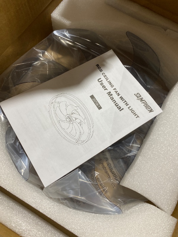 Photo 1 of SAMPHON 20" RGB Ceiling Fan with Light