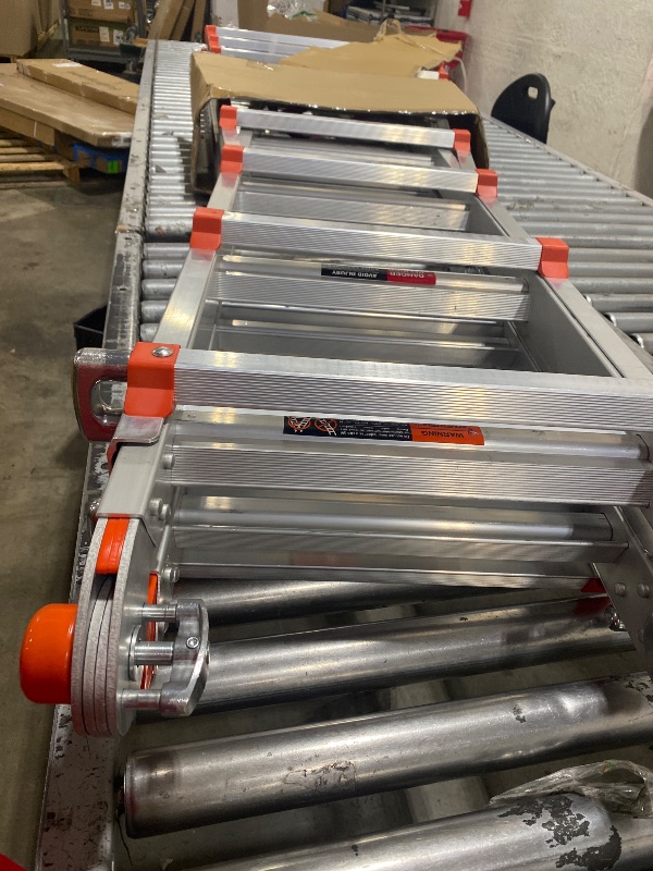 Photo 1 of Soctone Ladder, A Frame Step Ladder, 22.5 Ft Multi Position Folding Ladder