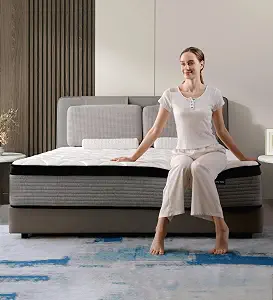 Photo 1 of OGlAWA Full Size Mattress, 12 Inch Gel Memory Foam Hybrid Mattresses for Medium Firm, Individual Pocketed Springs for Supportive Foam & Motion Isolation Technology, CertiPUR-US Certified