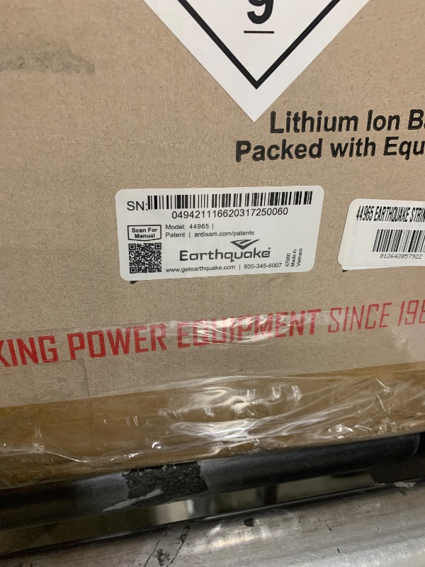 Photo 1 of Earthquake 60V Walk Behind String Mower - 22" Cut