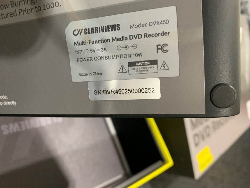 Photo 1 of Clariviews VHS to DVD Recorder (Black)