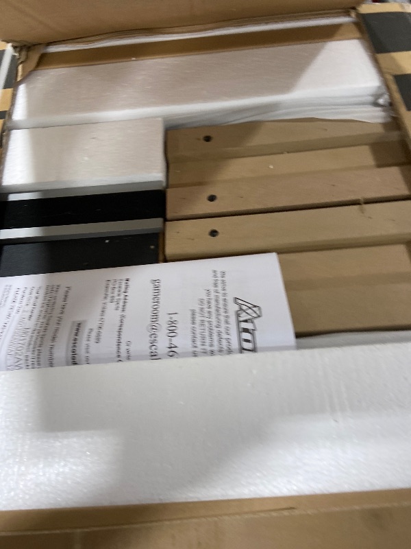 Photo 1 of Atomic 9’ Platinum Classic Shuffleboard Table – Smooth Poly?Coated Playfield, Pedestal Legs with Levelers, Abacus Scoring, Includes 8 Pucks & Wax