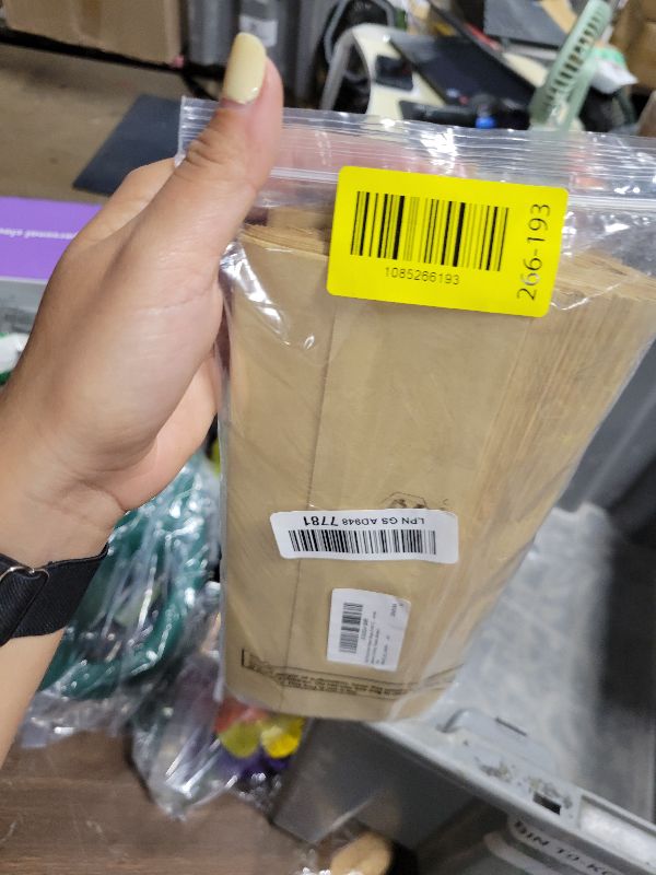 Photo 1 of 200 Pcs Kraft Paper Bags Kraft Churro Bags Grease Silverware Sleeves for Resistant Utensils Cutlery Cookies Bakery Candy Treats (Brown)
