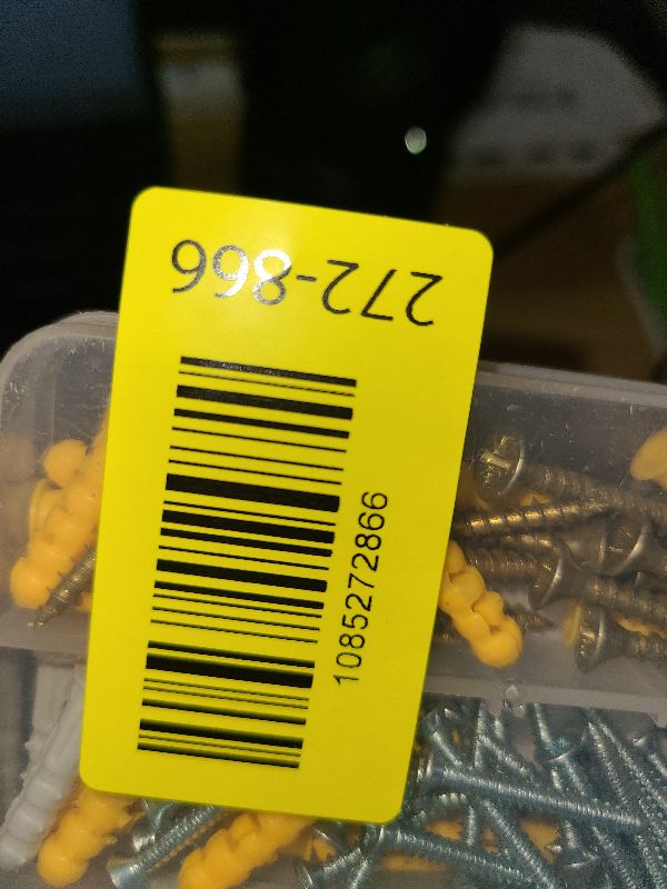 Photo 1 of 140PCS Drywall Anchors and Screws Kit, 3 Sizes Plastic Wall Anchors