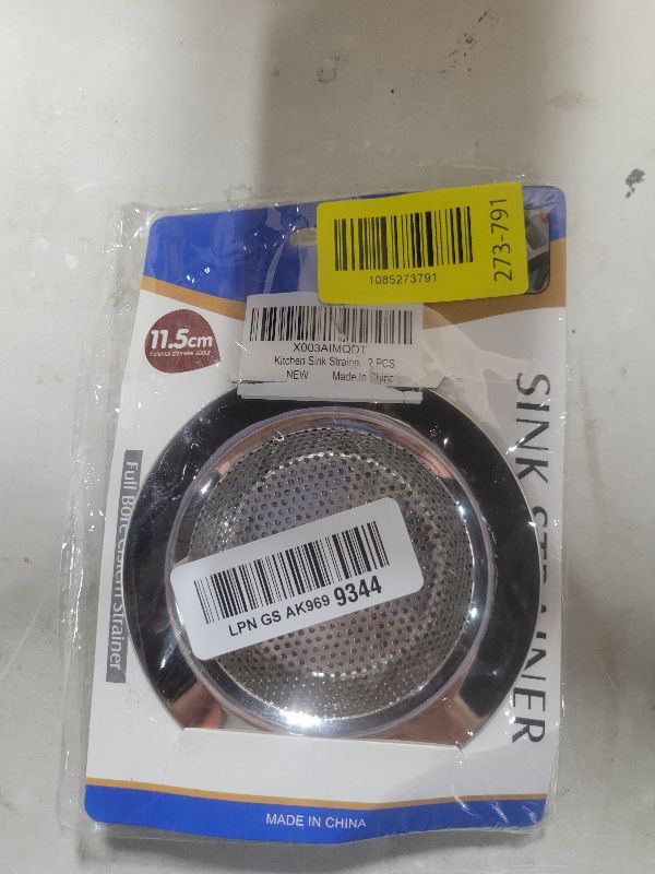 Photo 1 of 2 Pcs Sink Strainer Double-Layer Safe Design for Kitchen Sink Drain Basket