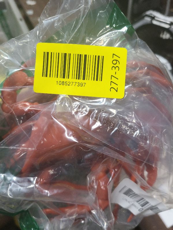 Photo 1 of 2 Pcs Red Plastic Crab Toy - Crab Decor with Realistic Marine Details, 6.6 X 5.3" Plastic Figurines - Ocean Style Decorations for Beach Theme Displays, Cake Toppers, Aquarium Decor & Seaside Events