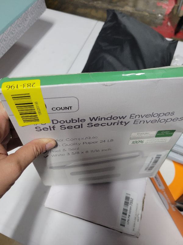 Photo 1 of #8 Double Window Security Check Envelopes,Double Window Self Seal Security Envelopes,No.8 Double Window Bussiness Envelopes,70 Pack,Size 3 5/8 x 8 11/16 Inches,Designed for Checks(NOT for INVOICES)