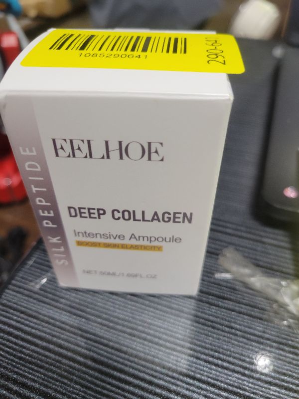 Photo 1 of 1Pcs Navaro Peptide Deep Collagen Lifting Ampoule, Silk Peptide Intensive Lifting Ampoule, Hydrating & Smoothing Serum with Silk Extract, Lightweight Daily Skincare Essence