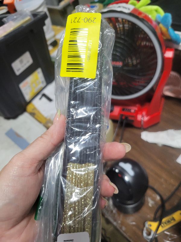 Photo 1 of 13" Glitter Large Rave Fans Clap Fans for Line Dancing Folding Clack Handheld Foldable Decorative Fans Hand Fan for Dance, EDM Music Festivals & Parties(Champagne Gold)
