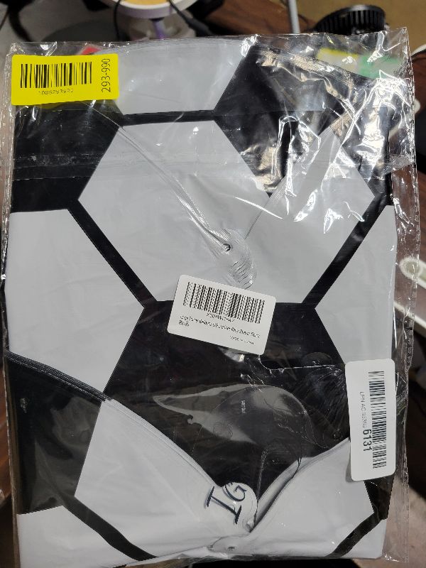Photo 1 of 12PCS Large Soccer Foil Balloons 18inch for Sports Party, Graduation, Birthday, Baby Shower Decorations Soccer Balloons for Kids Party Supplies