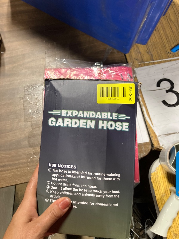 Photo 1 of 100 ft Expandable Garden Hose - Lightweight, Ultra Flexible, Durable, Kink-Free Expanding Garden Hoses - RV, Marine and Camper Heavy Duty Water Hose