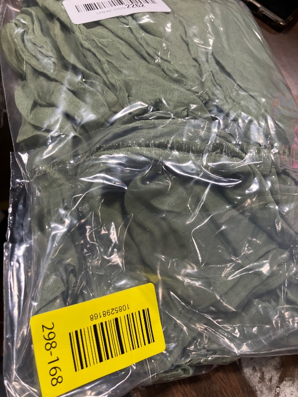 View 2 of 12 Pack Cheesecloth Napkins 20"x20" Sage Green Gauze Cheese Cloth Napkins