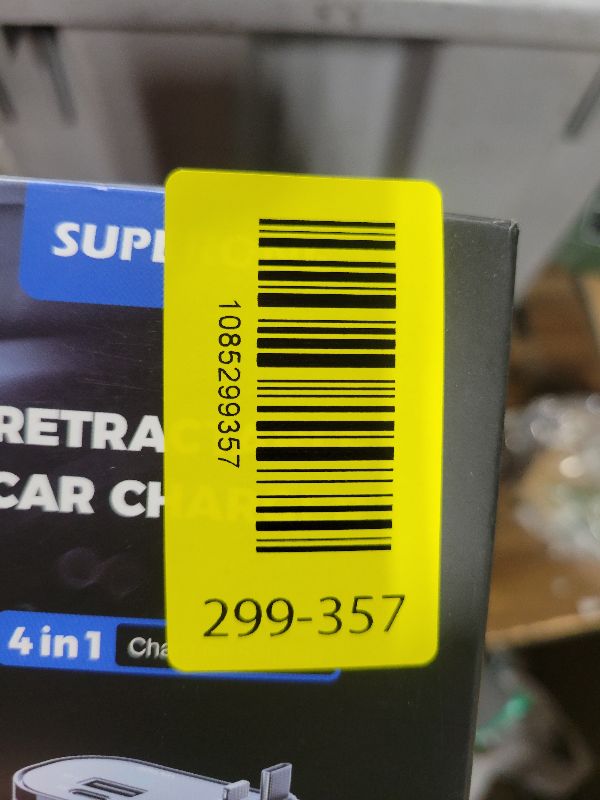 Photo 1 of [Upgraded] SUPERONE Retractable Car Charger 4 in 1, Fast Car Phone Charger with Cord 2.6ft, USB C and Apple Car Adapter, Compatible with iPhone 17 16 15/15 Pro Max/14/13/12/11, Galaxy, Pixel