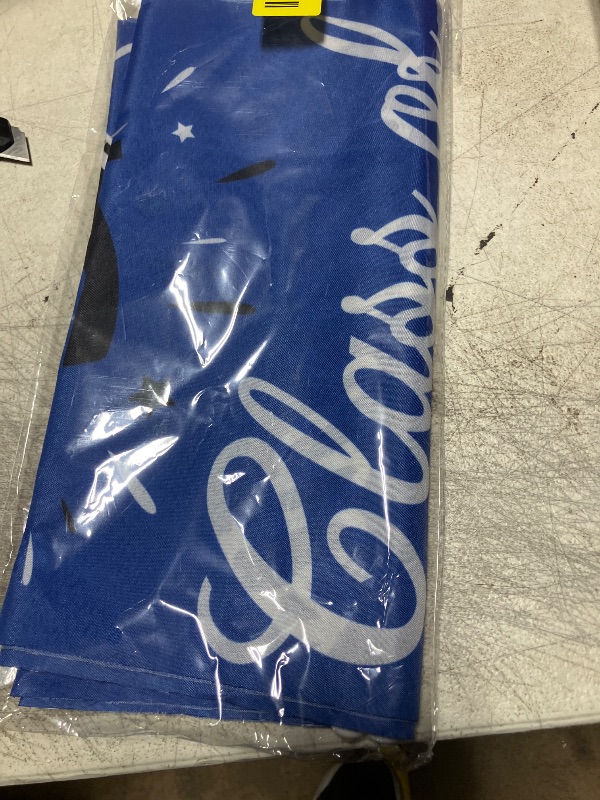 Photo 1 of 2026 Graduation Decorations, Graduation Banner Class of 2026, Hanging Congratulations/Congrats Grad Banner for Door and Porch, Party Decor - Blue