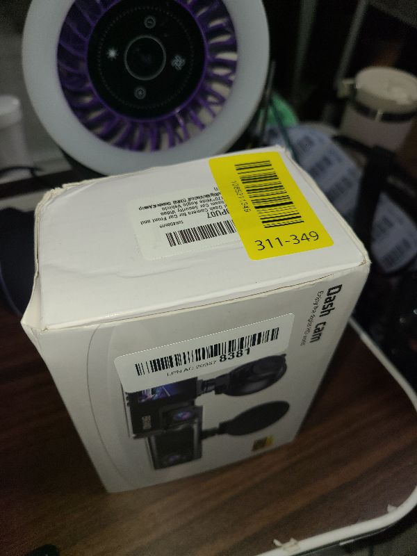Photo 1 of 1080P Dual Dash Camera for Car Front and Inside Dashcam Car Security Video Recorder,170°Wide Angle Vehicle Cam,WDR,G-Sensor,2’’ IPS Screen,Loop Recording,Night Vision (Dual Dash Cam Without Card)