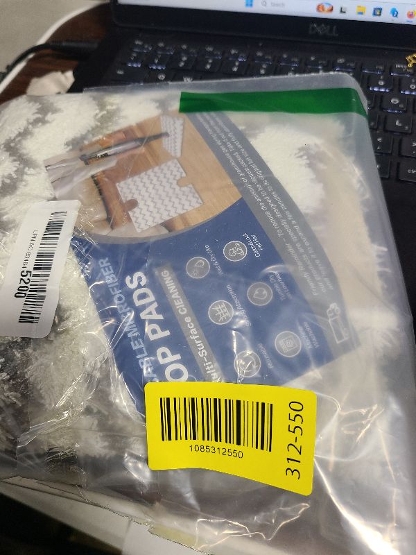 Photo 1 of 2 Pack Steam Mop Replacement Pads Compatible with Shark Genius Steam Mop S5003D S5002Q S5004 S6001W S6001WM S6002 & Lift-Away Pro Steam Mop S3973 S3973D S3973WM, Washable Microfiber Mop Pads Reusable