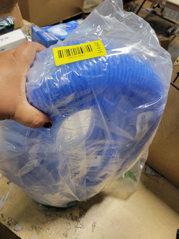 Photo 1 of 1.5" x 59" Pool Hoses for Above Ground Pools – 2-Pack Pool Pump Replacement Hose with 8 Clamps, Compatible with Intex, Coleman, Summer Waves Pool Pumps & Filters (Blue 2pcs-1.5“)