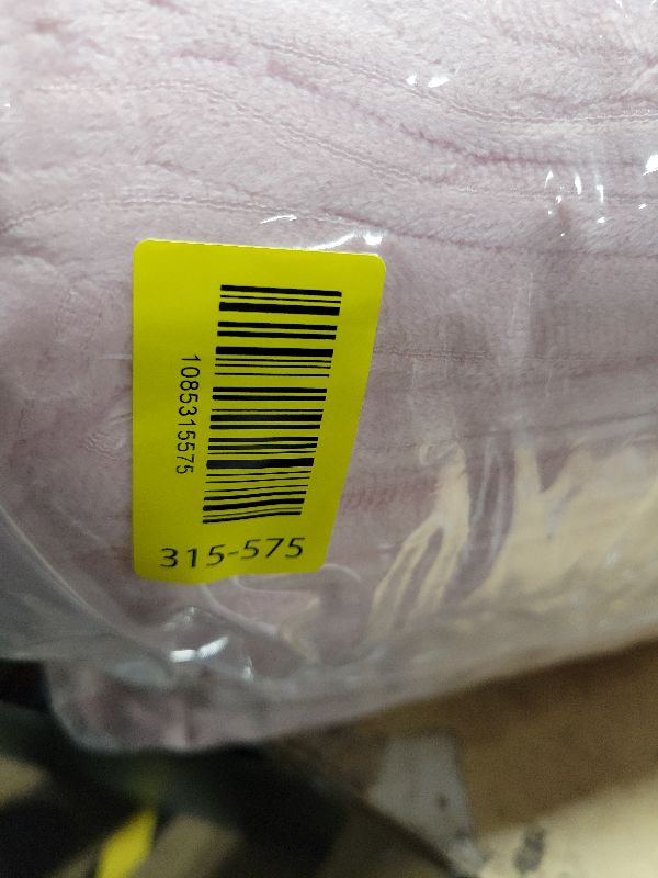 View 2 of 24 Pcs Dusty Pink Wedding Flannel Throw Blanket Bulk 50 x 60 Inch with to Have to Hold Card Striped Ribbed Soft Throw Blanket Lightweight Blankets for All Seasons Wedding Gifts Sofa Room(Dusty Pink)