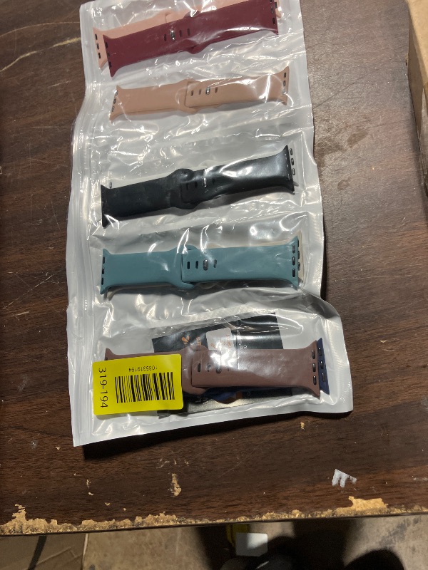 Photo 1 of 10 Pack Silicone Bands Compatible with Apple Watch 38mm 40mm 41mm 42mm 44mm 45mm 46mm 49mm Women Men, Soft Waterproof Replacement Wrist Sport Band for iWatch Series 11 10 9 8 7 6 5 4 3 2 1 SE Ultra