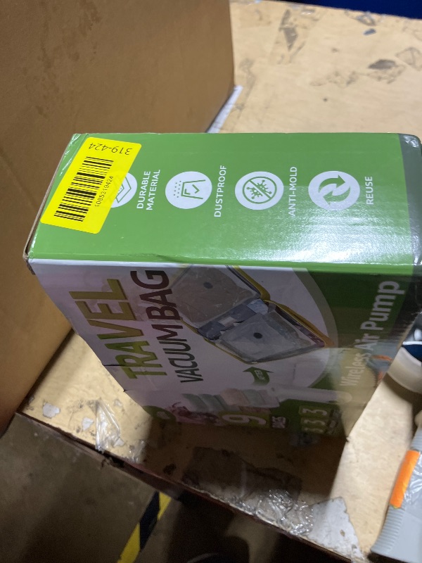 Photo 1 of 12 Packs Vacuum Bags for Travel with Rechargeable air Pump, 3 Sizes Vacuum Seal Bags for Clothing, Space-Saving Compression Storage Bags for Travel & Closet Organization