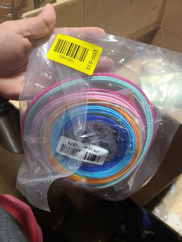 Photo 1 of 15 Bright Colors 1.75mm 3D Pen PLA Filament Refill, Each Color 10feet, Total 150 Feet 3D Pen/3D Printer PLA Sample Pack, Compatible with MYNT3D / SCRIB3D Printing Pen