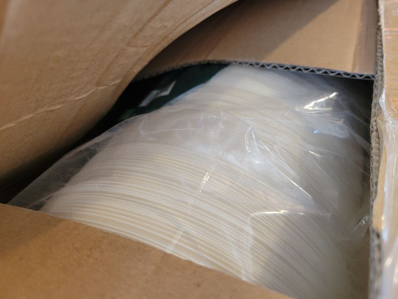 View 3 of 100% Compostable Paper Bowls 12 oz. [1000 Count] Heavy-Duty Soup Bowls - Natural White Color Unbleached Bagasse Bowls - Eco-Friendly Disposable Biodegradable Sugarcane - [Bulk Case 8 x 125 Pack]