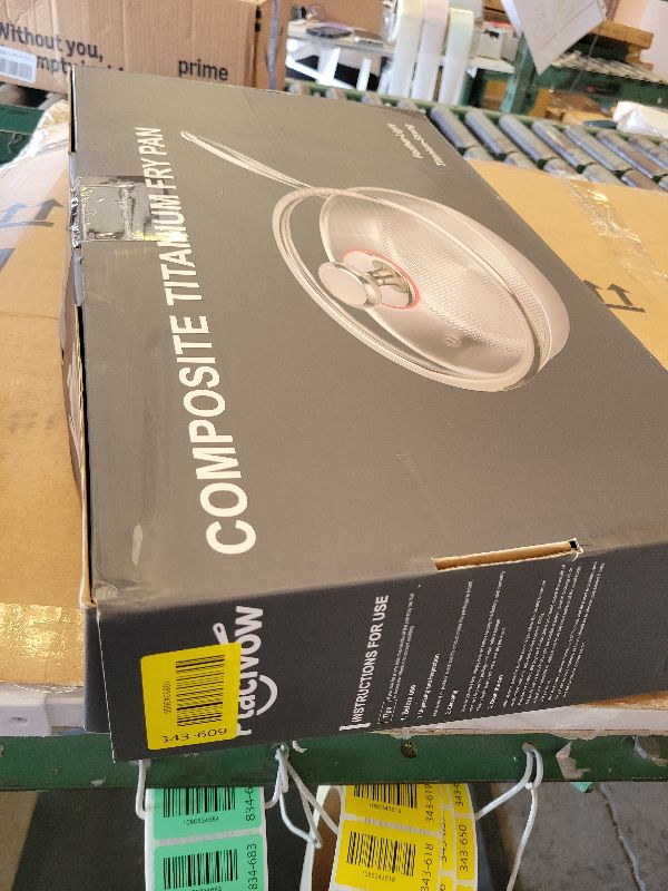 Photo 1 of Titanium Pans for Cooking Pure Healthy Titanium Frying Pan
No Coating Titanium Hammered Cookware with Lid for Even Heating, Induction Compatible Oven & Broiler Safe