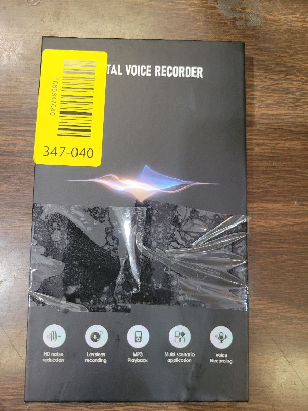 View 3 of 128G (10800 Hours) Voice Activated Recorder - Hypamutek AI Noise Reduction Digital Voice Recorder with Playback, 75H Continuous & Audio Recorder for Meetings, Lectures and Interviews