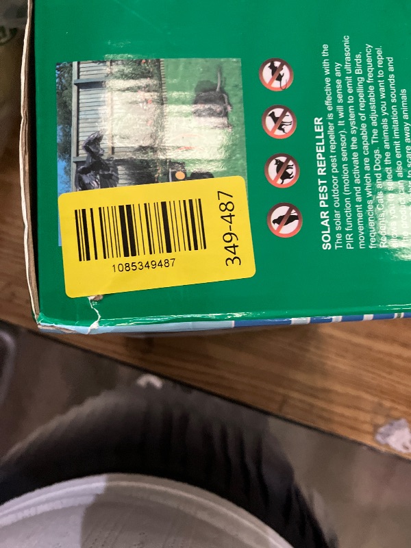 Photo 1 of 2026 New Ultrasonic Bird Repeller Solar Powered Outdoor Motion Activated Bird Pigeon Deterrents for Outside IP65 Woodpecker Goose Repellent Devices for Rooftops Porch Patio Balconies