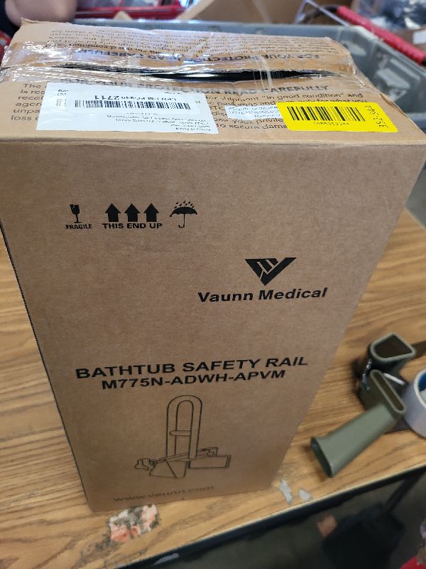 View 2 of Vaunn Medical Secure Bathtub Safety Rail