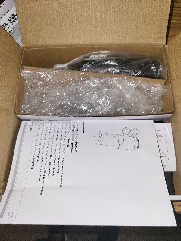 View 3 of Audio-Technica AT2020 Cardioid Condenser Studio XLR Microphone, Ideal for Project/Home Studio Applications, Black