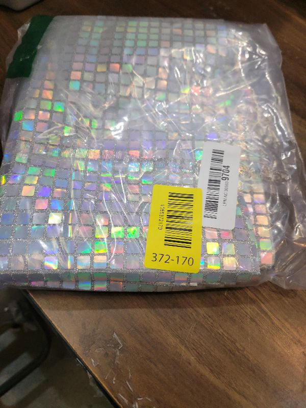 Photo 1 of 2 Pack Disco Table Runner, Glitter Table Runner Sequin Tablecloth 80s 70s Theme Party Decorations for Tables (70.8 x 11.8 Inch)