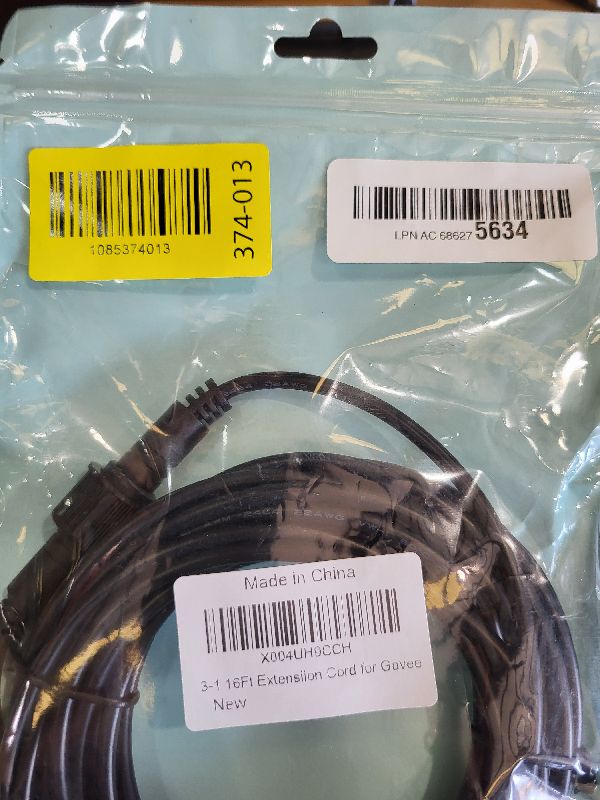 Photo 1 of 16Ft Extension Cable for Govee Outdoor String Lights 2 H7039 H7037 H7038