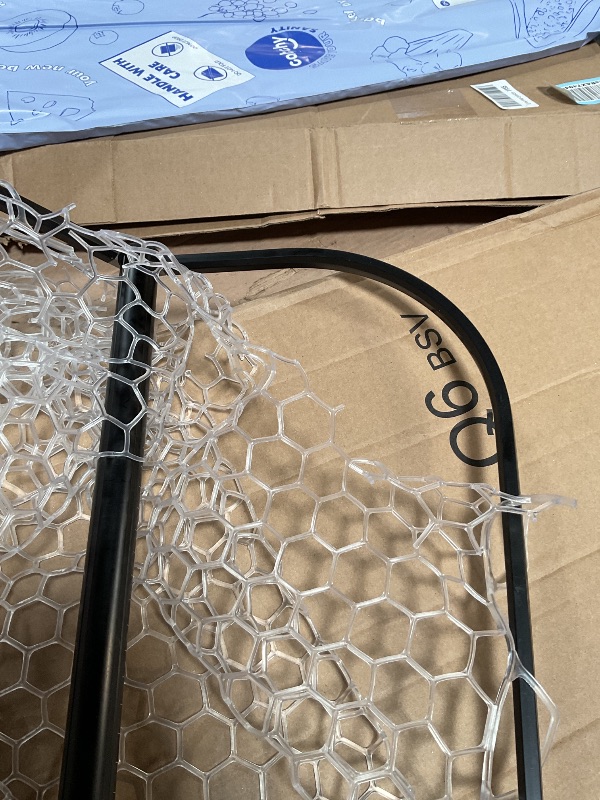Photo 1 of **NET IS RIPPED**KastKing Brutus Fishing Net, Fish Landing Net, Lightweight & Portable Fishing Net with Soft EVA Foam Handle, Holds up to 44lbs/20KG, Fish-Friendly Mesh for a Safe Release, Silicone L