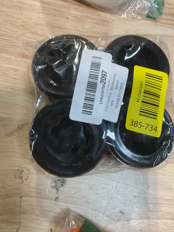 Photo 1 of 12 Pcs Umbrella Base Stand Replacement Parts,Patio Umbrella Base Replacement Parts Outdoor Umbrella Hole Ring Plug Cover with M8 Thread Screw Replacement Hand Knob for Backyard Patio Table Decks,Black