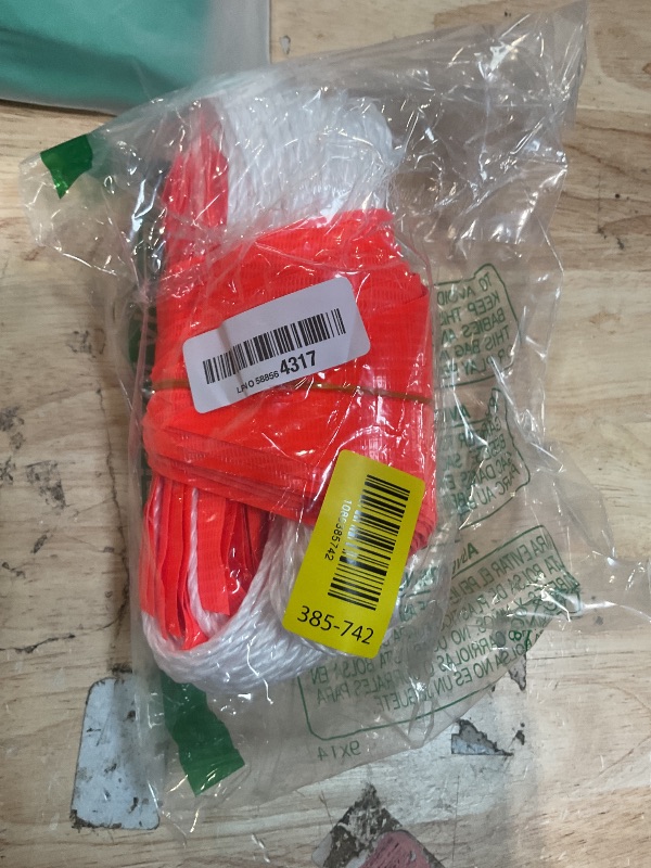 Photo 1 of 105ft Pennant Banner Flags, 7x10 Orange 45 Pcs High Visibility Safety Flagging on String, Triangle Pool Flags for Backstroke, Construction Events Party Decoration Parking Marking Outside