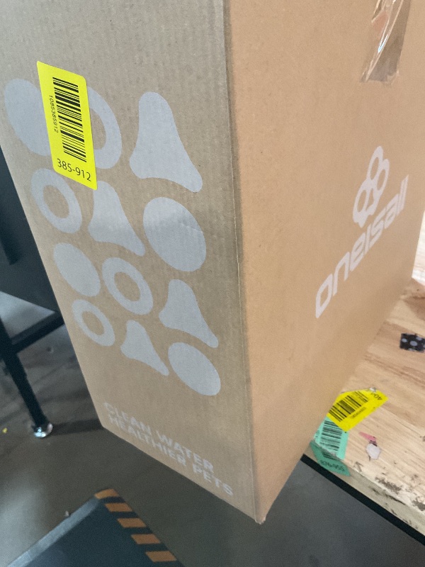 Photo 1 of **WATER BOWL DOESN'T ASSEMBLE CORRECTLY/ POSSBLY DEFECTED*** oneisall 10L/2.6Gal Dog Water Fountain for Large Dogs (with 1 Filter)