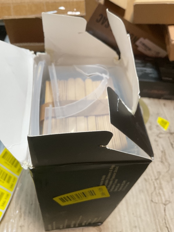 Photo 1 of ** plastic case is damaged**Miaowoof Homemade Popsicle Molds, 10-Cav Non-BPA Silicone Ice Pop Maker, with 50 Sticks, 50 Bags, 10 Reusable Sticks, Funnel, Brush and Ice Pop Recipe (Blue+Bin)