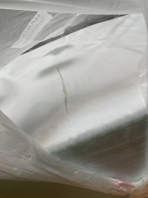 Photo 1 of ** tear/dirt**HOMBYS Couch Cushion Replacement Wrapped with Polyester Batting, High Density Couch Cushions Inserts with Dacron Fiber Layer,Upholstery Cushion Padding with Removable Cover,6 inch Thick,26"x26", 1pcs
