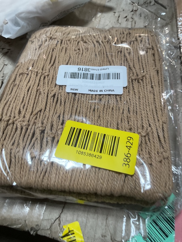 Photo 1 of 2 Pack Fish Net Decorations - 80x40 Inch Brown Fishing Net Decor for Under The Sea Hawaiian Beach Themed Party, 3mm Thick Natural Cotton Versatile Nautical Netting for Party Wall Table Ceiling Decor