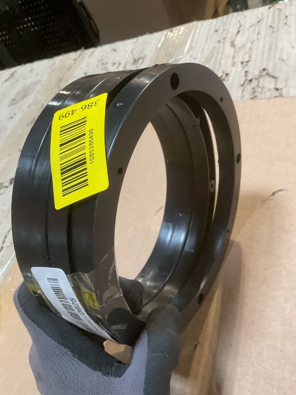 Photo 1 of ** missing hardware** 4PCS Car 6.5 Speaker Spacer Ring,Durable Car 6.5 Speaker Rings Improve The Sound Quality,No-Drill Door Speakers Adapter with 16PCS Screws for Vehicle Audio Systems