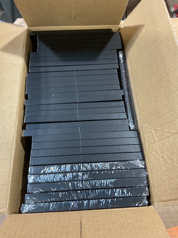 Photo 1 of **SLIGHT CUT MARKS ON HALF OF THEM SEEN IN PHOTO**WHEATHUSK 4x6 Picture Frames Bulk Set of 30 Wood Photo Frames for 4x6 Photos Wall Mounting Simple Black Photo Frames Multi Picture Frames for Wall or Tabletop Display