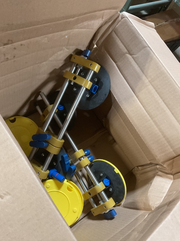 Photo 1 of **** RECPOMENDED FOR PARTS/ MISSING 1 PUSH LEVER & SUCTION CUP***** 6 Inch Granite Seam Setter Tool, 2-Pack - Countertop Slab Lifter & Leveling System for Quartz, Marble, Natural Stone