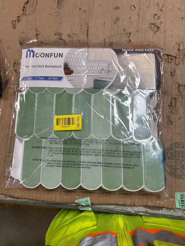 Photo 1 of 10-Sheet Upgraded Thicker Peel and Stick Kitchen Backsplash Tiles